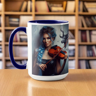 Mug Violon musicien Taurus Zodiac