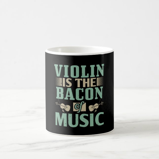 Mug Violon - Violon Est Le Bacon De La Musique (Centre)
