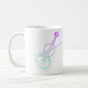Mug Violoniste Coloré Orchestre de Musique Classique V