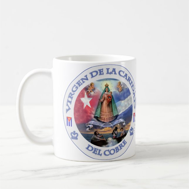 MUG VIRGEN DE LA CARIDAD DEL COBRE CUBAN PATRIOT SAINT (Gauche)