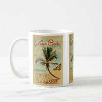 Virgin Gorda Palm Tree Vintage voyage