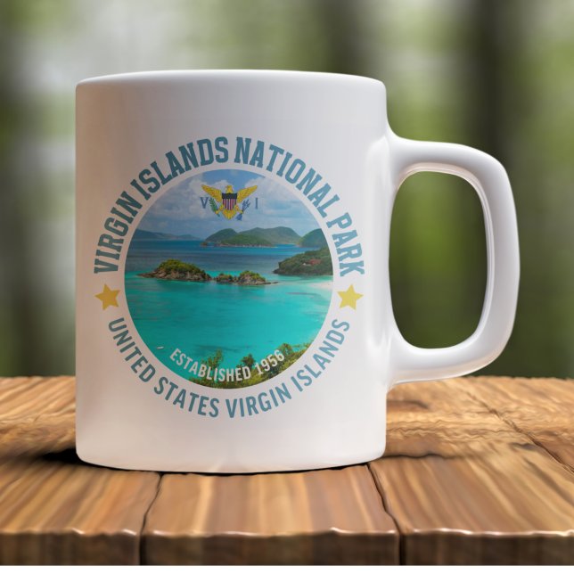 Mug Virgin Islands National Park caribbean beach (Créateur téléchargé)