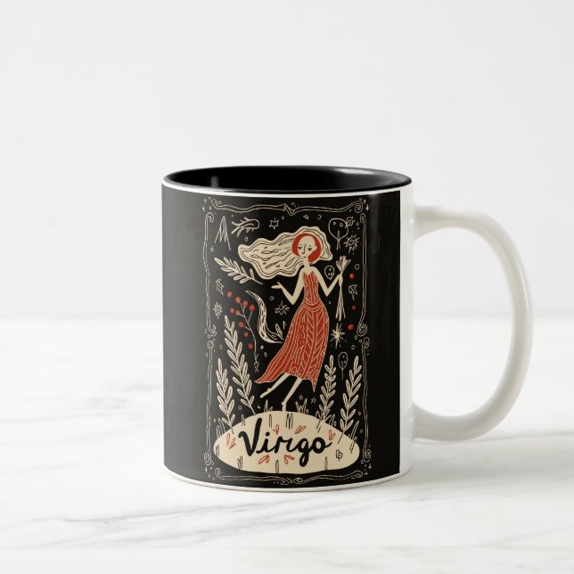 Mug Virgo Celestial Zodiac Art (Right)