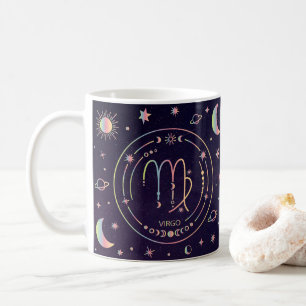 Mug Virgo drôle faits nutritionnels zodiac horoscope