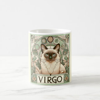 Mug Virgo méticuleux chat Zodiac