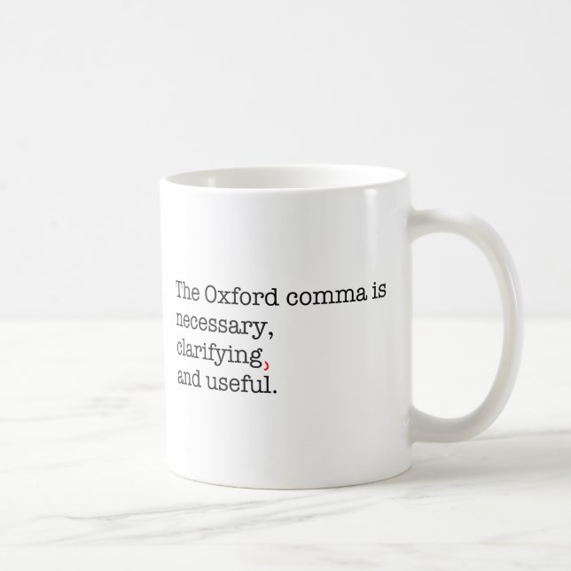Mug Virgule de Pro-Oxford (Droite)