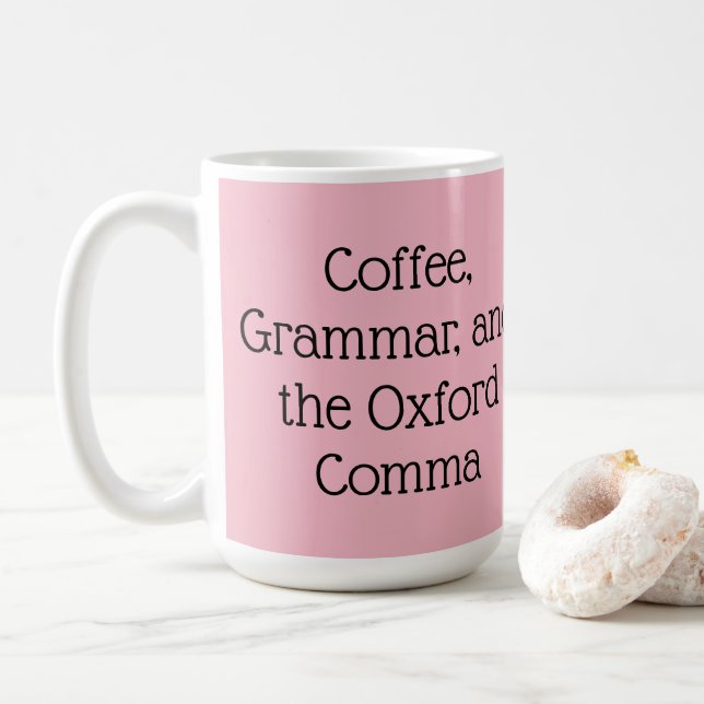 Mug Virgule d'Oxford (Avec donut)