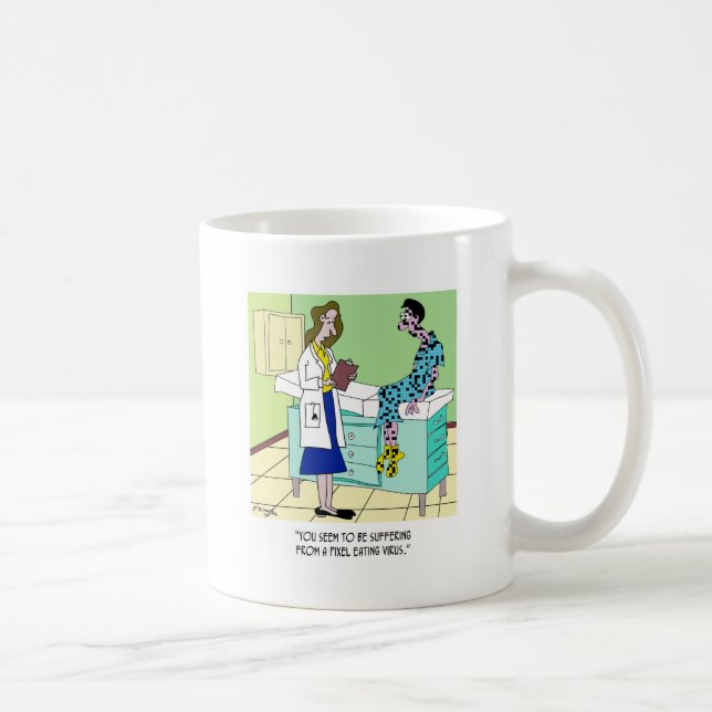 Mug Virus de consommation de pixels (Droite)