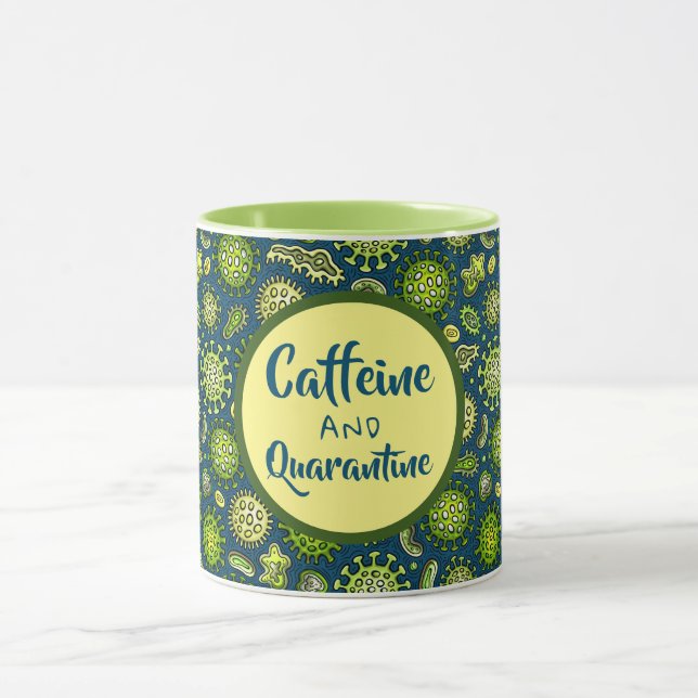 Mug Virus de la caféine et de la quarantaine (Centre)