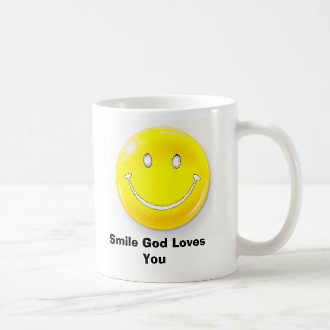 Mug visage, amours de Dieu de sourire vous (Droite)