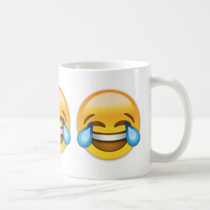 Mug Visage avec des larmes de joie Emoji