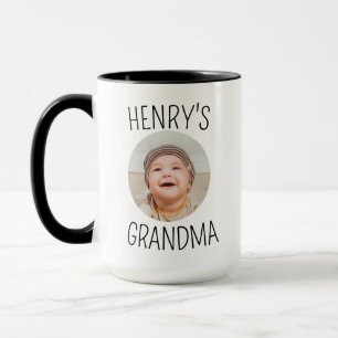 Mug visage bébé personnalisé, Mug café pour grand-