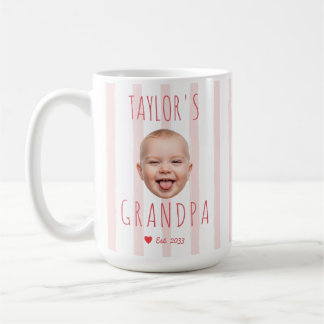 Mug Visage de bébé personnalisé Grand-père Photo Rayur