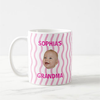 Mug Visage de bébé personnalisé Premier petit-enfant N