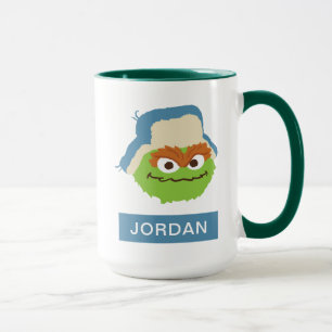 Mug Visage de bois d'Oscar le Grouch