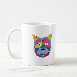 Mug Visage de chat coloré