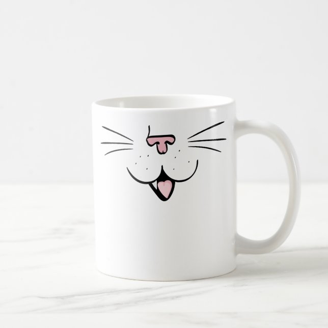 Mug Visage de chat - gaucher (Droite)