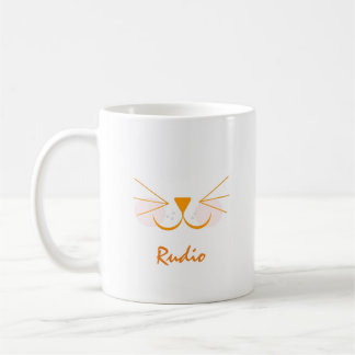 Mug Visage de chaton mignon Nom de photo d'animal de c