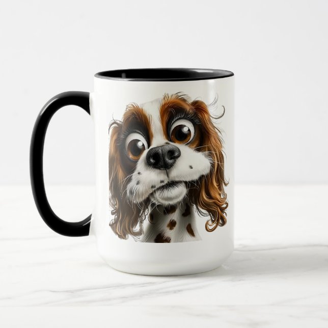 Mug Visage de chiot mignon (Gauche)