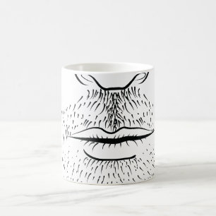 Mug Visage de la barbe des hommes