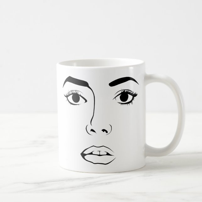 Mug Visage de la femme (Droite)