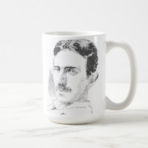 Mug Visage de Nikola Tesla