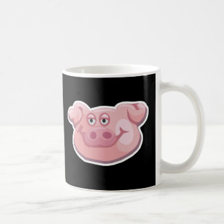 Mug visage de porc mignon