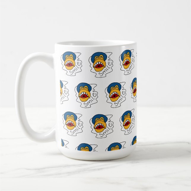 Mug Visage de singe souriant (Gauche)