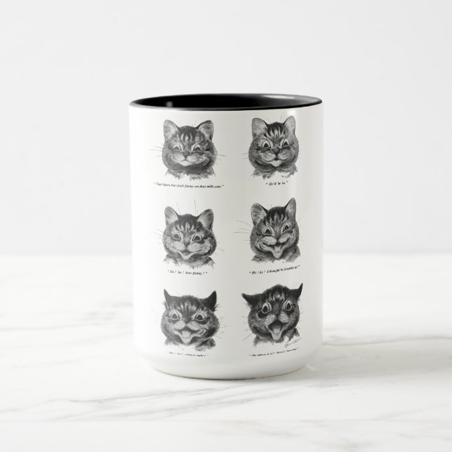 Mug Visage drôle de chat, Louis Wain (Centre)