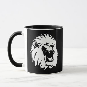 Mug Visage du lion rugissant