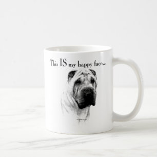 Mug Visage heureux de Shar Pei de Chinois