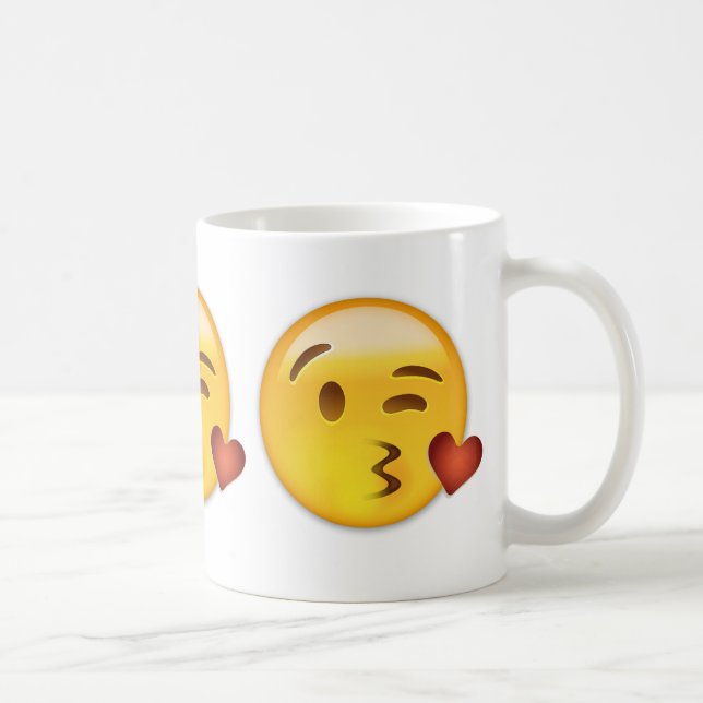 Mug Visage jetant un baiser Emoji (Droite)