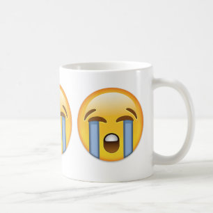 Mug Visage pleurant fort Emoji
