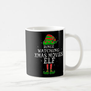 Mug Visionnage marathon de films de Noël Elf Famille a