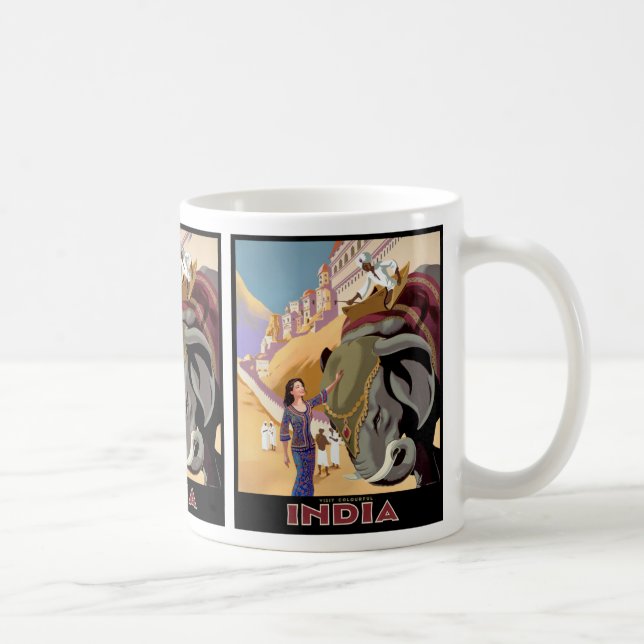 Mug Visiter l'Inde colorée (Droite)
