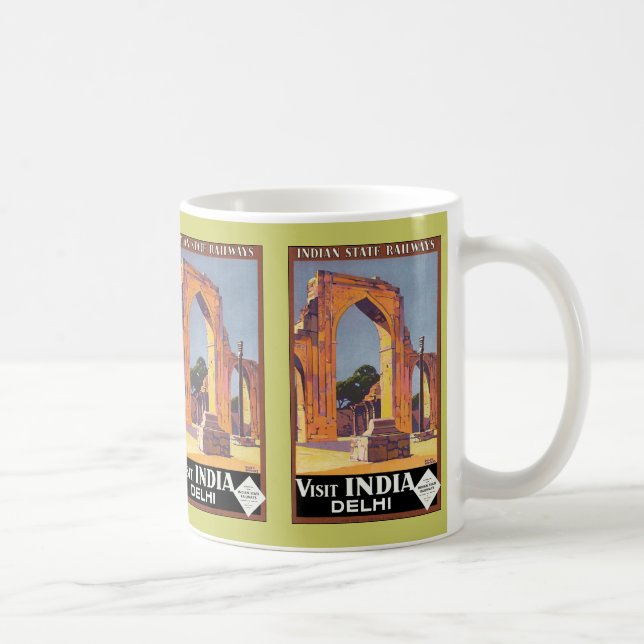 Mug Visitez l'Inde ~ Delhi (Droite)
