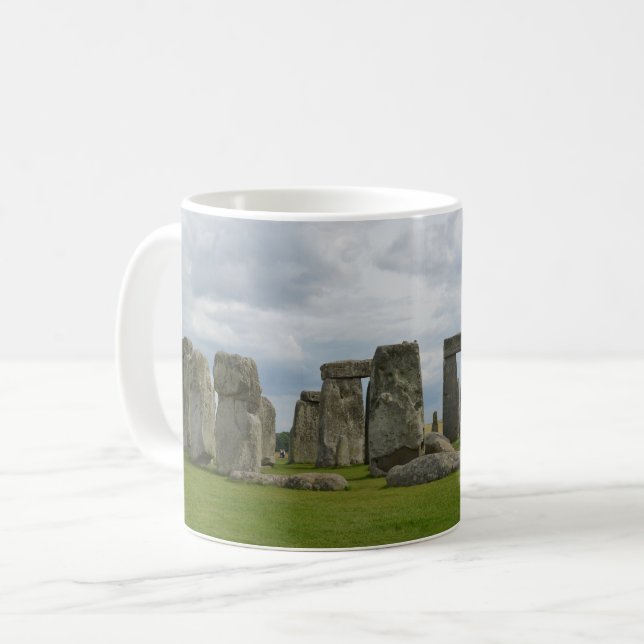 Mug Vista panoramique de Stonehenge (Devant gauche)