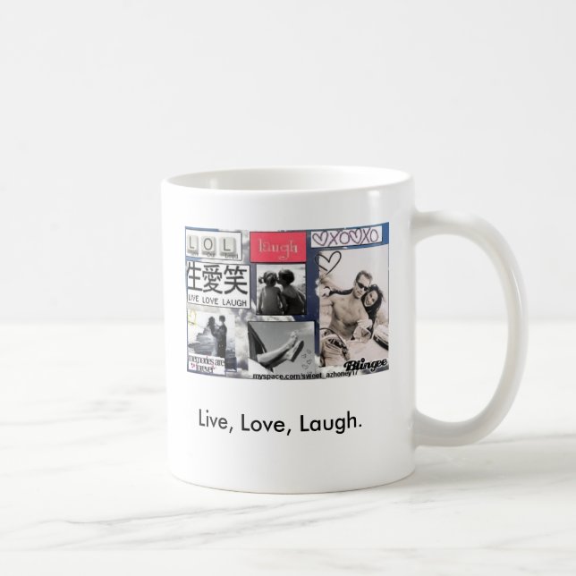 Mug Vivant, amour, rire (Droite)