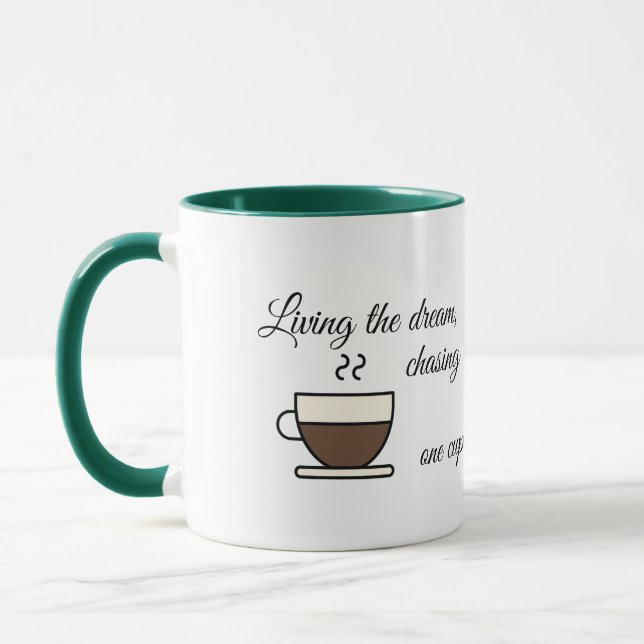 Mug Vivant le rêve, chassant le cauchemar… (Gauche)