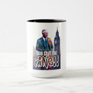 Mug Vive le Roi - Coronation Mai 06 AI Généré