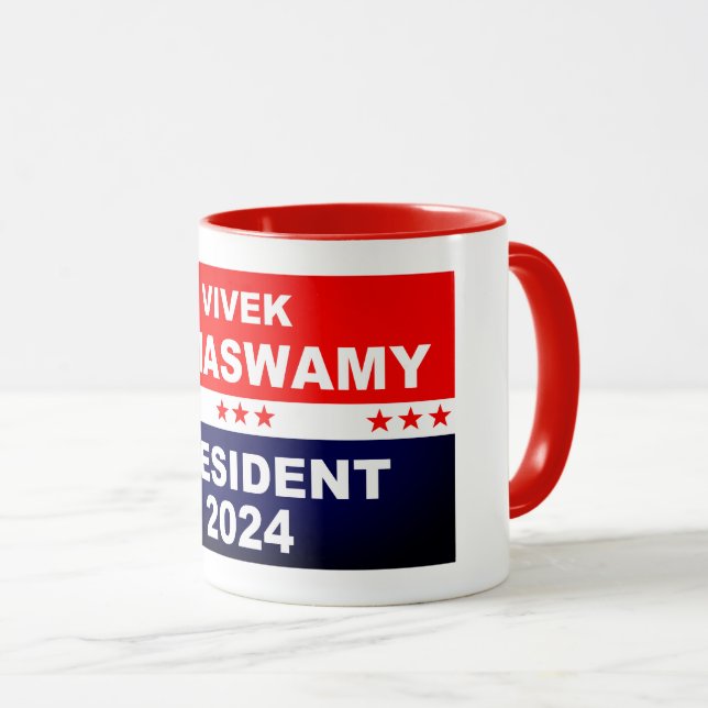 Mug Vivek Ramaswamy Président 2024 (Devant droit)