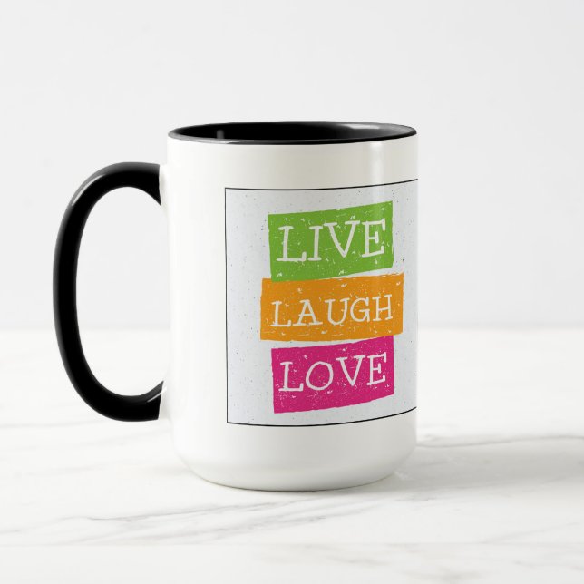 Mug Vivent l'amour 2 de rire (Gauche)