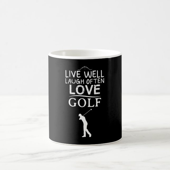 Mug Vivez Bien Rire Souvent Love Golf... (Centre)