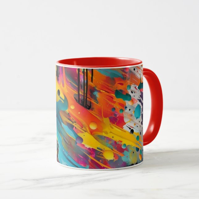 Mug Vivid Chaos Splash Graffiti (Devant droit)