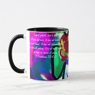 Mug vivre et aimer les tournesols