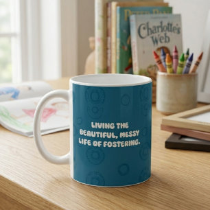 Mug Vivre la belle vie désordonnée de l'accueil de des