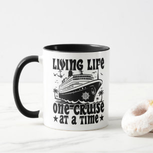 Mug Vivre la vie une croisière à la fois Vacances en f