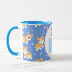 Mug Vivre Mon Meilleur Corgi Vie Drôle Mignonne Fille 