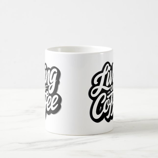 Mug Vivre sur le café (Centre)