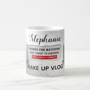 Mug Vlogger Merci D'Avoir Reçu Un Inscrit